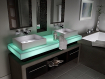 Işıklı Banyo Tasarımı Arge Akrilik